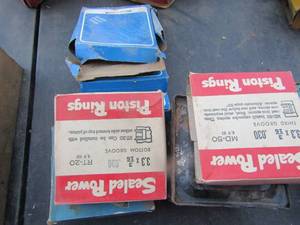 lot 724 image: sealed powerwards piston rings 3.3316