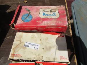 lot 734 image: sealed power trw piston rings