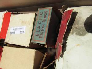 lot 735 image: elasticsealed power piston rings 3.8- 316