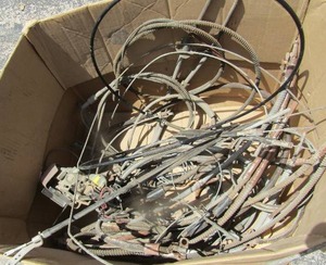 lot 762 image: brake and emergency break cables - vintage 1940s