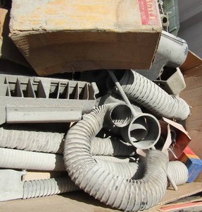 lot 781 image: acheater hoses and vents