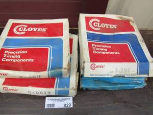 lot 829 image: 6 boxes of cloyes precision timing components #s-308
