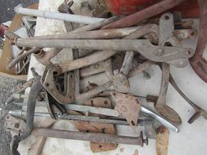 lot 863 image: clutch  brake peddles 1959 ford trucks