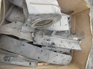 lot 938 image: box of ford motor parts, blower fan