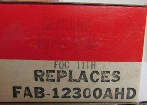 lot 39 image: 2 Boxes of Genuin Tungstien replacers FAB-12300AHD qty 15