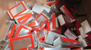 lot 73 image: Box of Carton & contents Made in USA points