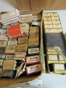 lot 78 image: various lot of point sets brands and part # include- JP-3 - power ready #31-3P,- contact set 457-A,- lubripoints DR- 227OXP