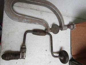 lot 102 image: vintage hand drill