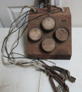 lot 107 image: vintage autolite battery tester very old