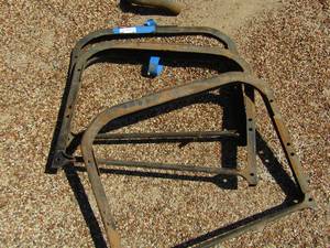 lot 10 image: 1949-1954 Chevy Radiator Mounting brackets, qty 4