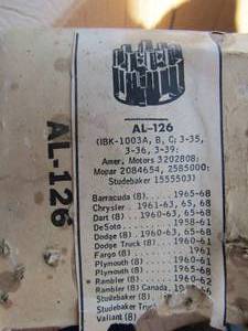 lot 16 image: Distributor caps, Part # AL-126