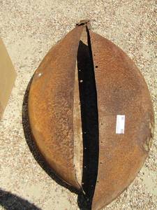 lot 30 image: MODEL A FORD SPARE TIRE WELL  27  QTY 2