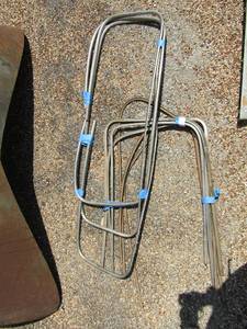 lot 128 image: 1958 CHEVY HOOD CHROME