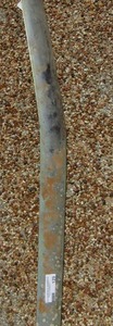 lot 129 image: 1958 chevy front chrome bumper piece