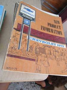 lot 146 image: 1960s chevy engine manuals, passenger manual, new product manual and more all 1960-1970