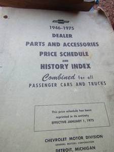 lot 149 image: chevy manuels and guides to repair and parts qty 7 mostly vintage books