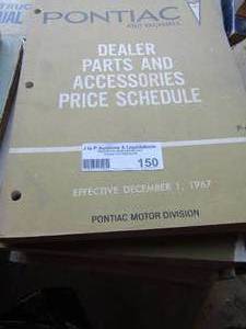 lot 150 image: 1960s chevypontiac dealer books vintage qty 6