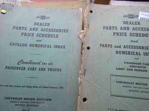 lot 151 image: chevy parts and accessories books qty 3 vintage