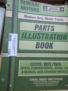 lot 154 image: GM parts illustration book qty 4