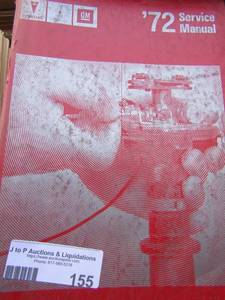 lot 155 image: 1972 Manual for pontiac GM qty 3