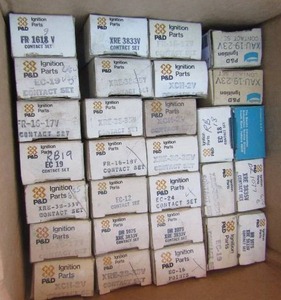 lot 214 image: Biendix P&D ignition contact sets qty 29