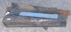 lot 230 image: vintage car truck metal strip panels pieces