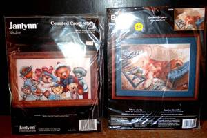 lot 20 image: LOT OF 2 - NEW CROSS STITCH PATTERNS AS SHOWN