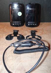 lot 23 image: LOT OF 2 - K40 W75-M1K-Y12 RADAR DETECTORS wACCESORIES AS SHOWN