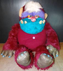 lot 28 image: ULTRA RARE - My Pet Monster 1986 With MY FOOTBALL MONSTER