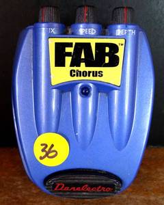lot 36 image: Danelectro D-5 Fab Chorus Effects Pedal