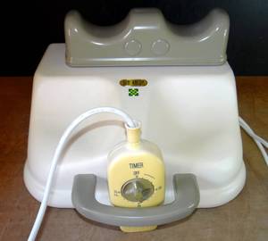 lot 44 image: BIG $ ITEM - Sun Ancon SM-330 Leg Limb Oscillator Dr. Oz Chi Machine - TESTEDWORKS W CASE