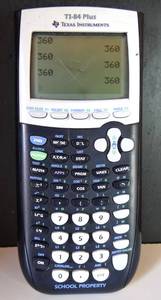 lot 89 image: Texas Instruments TI-84 Plus 10-Digit LCD Programmable Graphing Calculator $$$