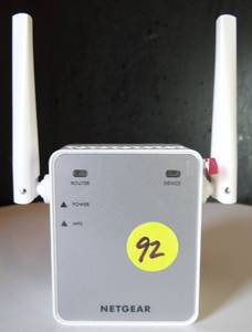 lot 92 image: Netgear EX2700 N300 WIFI Range Extender Essentials Edition
