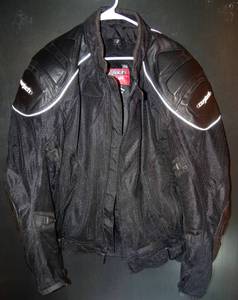 lot 100 image: MENS CORTECH GX AIR SERIES 2 JACKET - BLACK ARMOUR TECH - SIZE LARGE $$$
