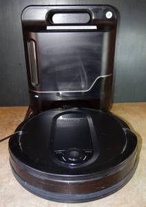 lot 116 image: BIG $ ITEM - Shark RV1001AE IQ Robot Vacuum with Self-Empty Base, Wi-Fi Connected, Home Mapping, Works with Alexa