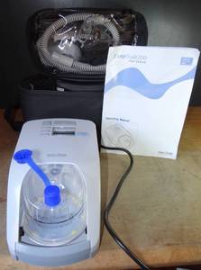 lot 124 image: F&P SleepStyle 200 CPAP with Integrated Heated Humidifier wMask & Case $$$