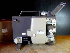 lot 136 image: 1960s MINOLTA AP-8 VINTAGE 8mm Movie Film Reel Projector