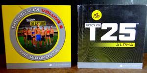 lot 156 image: BEACHBODY WORKOUT COLLECTIONS - T25 ALPHA & BETA, & THE ASYLUM VOLUME 2