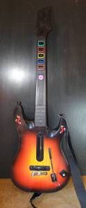 lot 162 image: Xbox 360 Guitar Hero Red Octane Guitar Wireless Controller