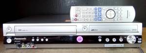 lot 166 image: Panasonic DMR-ES35V DVD  VCR RECORDER Player Combo 6 Head VHS Hi-Fi wRemote