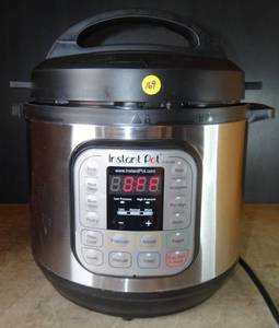 lot 169 image: INSTANT POT IP-DUO80 V2 7-IN-1 MULTI-USE PROGRAMMABLE PRESSURE COOKER - TESTEDWORKS $$
