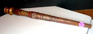 lot 176 image: 2005 CREATIVE KINGDOMS MAGIQUEST GREAT WOLF LODGE - WAND & LIGHT UP RED GEM TOPPER