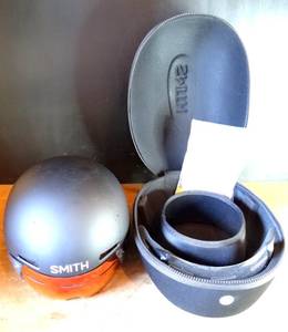 lot 249 image: BIG $ ITEM - SMITHS Jetstream TT HELMET WITH INTERCHANGABLE EYE PROTECTION & STORAGE CASE - CHECK COMPS