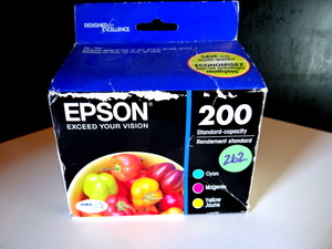 lot 262 image: Epson 200 DURABrite Original Color Multi-Pack Ink Cartridge - UNOPENED PACKAGE