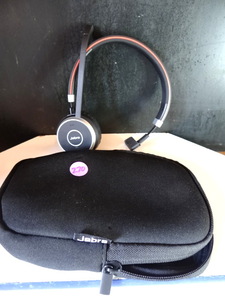 lot 270 image: Jabra Talk 15 Bluetooth Headset for Hands-Free Calls wCase