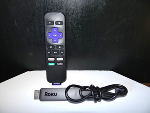 lot 282 image: ROKU STREAMING STICK WITH REMOTE