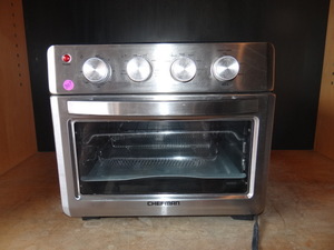 lot 307 image: Chefman RJ50-M Air Fryer Toaster Oven 26 Quart Convection Stainless - TESTEDWORKS