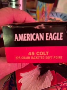 lot 60 image: AMERICAN EAGLE 45 COLT 225 GR. SOFT POINT 50BOX  QTY 2