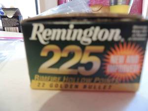 lot 857 image: REMINGTON 22 GOLDEN 225CT