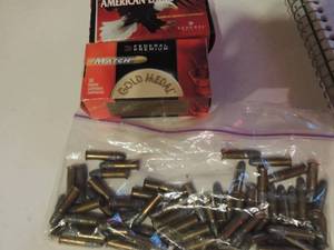 lot 890 image: AMERICAN EAGLE 22LR 50BOX, FEDERAL 22LR  50BOX BAG OF 22LR OF 50 PLUS